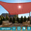 Auvent carré de toile d'ombrage de soleil, parasol de bloc UV pour la cour extérieure de jardin-126050527-126050529