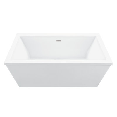 60'' x 36.25'' Freestanding Soaking Acrylic Bathtub