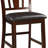 Engilbert Upholstered Counter Stool with Solid Wood Frame