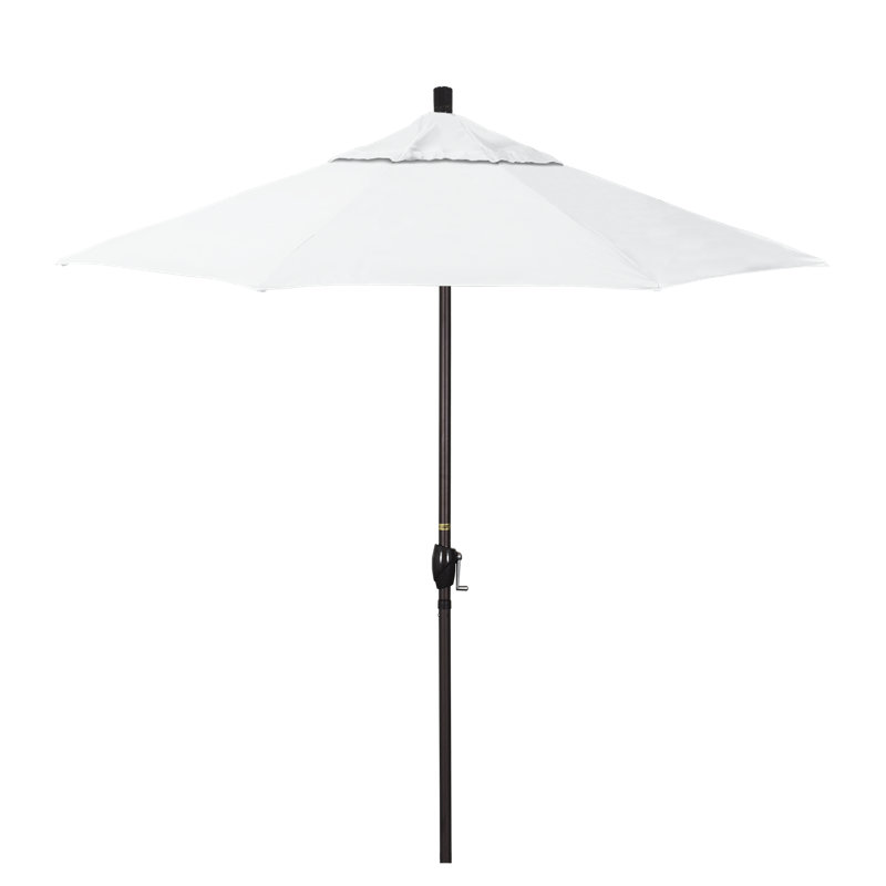 Parasol de marché 7,5', Toile granit Sunbrella®, Sunbrella®, Noir