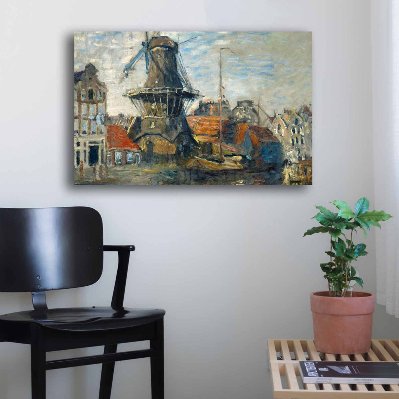 Claude Monet - peinture sur toile tendue