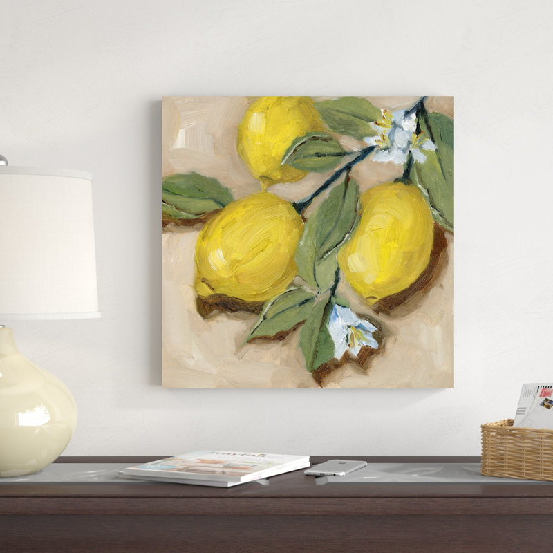 «With the sun II» par Melissa Wang - peinture sur toile tendue, H 20 po x l 20 po