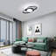  Double Circle Dimmable LED Flush Mount-400623799