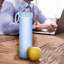 Bouteille d'eau en verre Puroaqua - Gris froid 550 ml / 18,5 oz-82984862