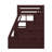 Twin-Sized High-Rise Bed With 7 Drawers, 2 Display Shelves, And A Study Desk-123407119-123407122