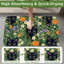 Mignon chat fleurs tapis de salle de bain antidérapant lavable à séchage rapide tapis de bain mince tapis pour salle de bain, lavabo, salle de douche, décorations de Noël, 17 po x 29,5 po