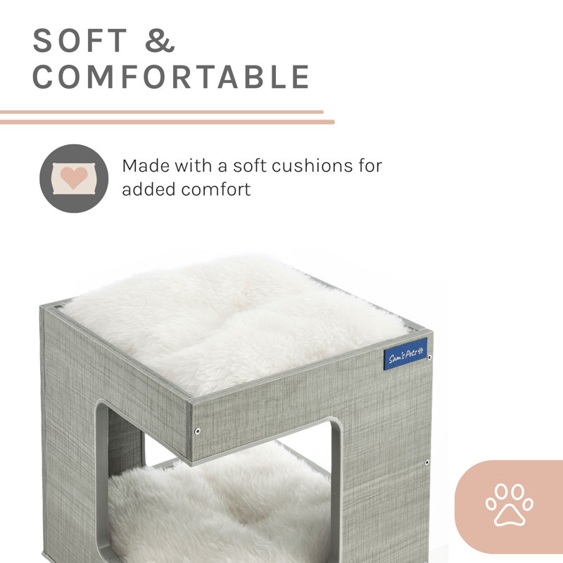 Escher 23.5'' H Cat Tree, Gray