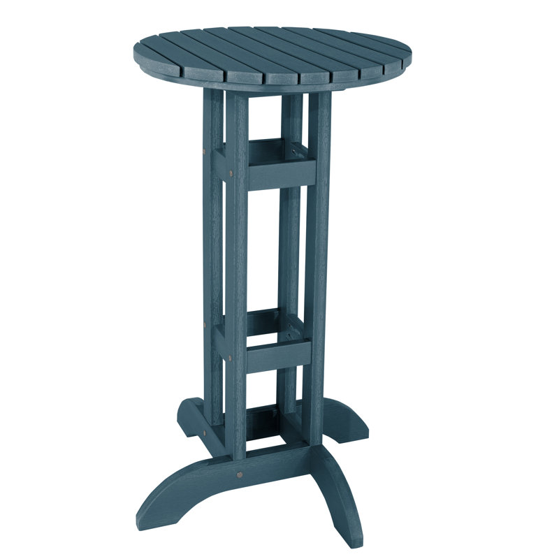 Table de salle à manger ronde, 24", Bleu Nantucket
