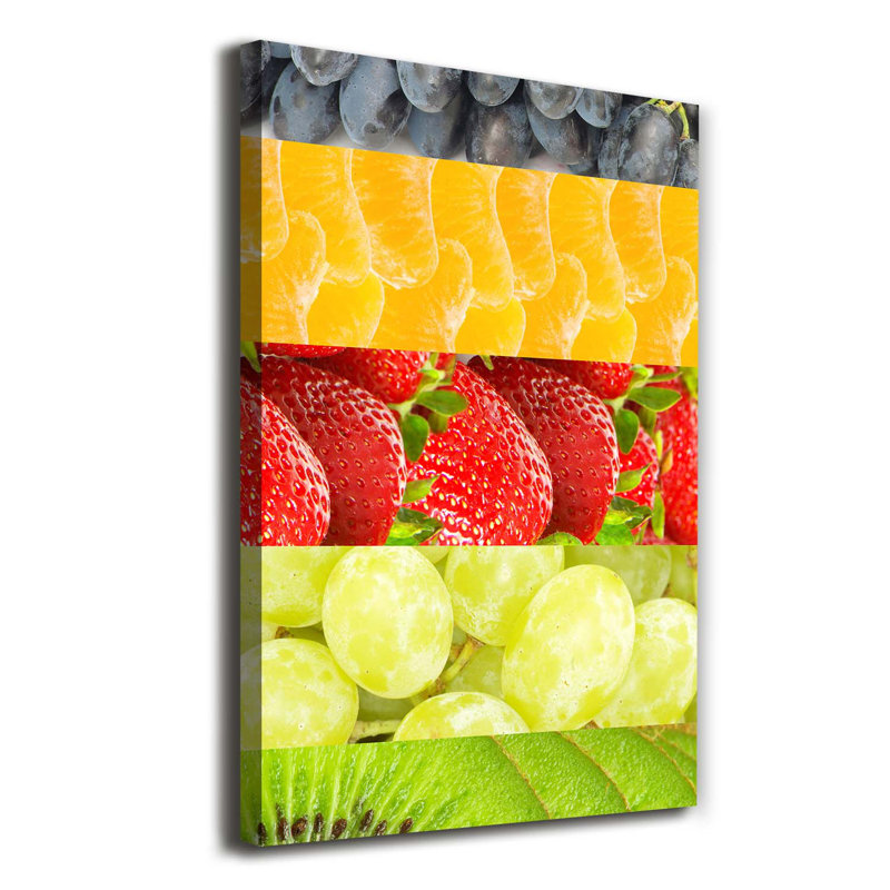 Fruits - Wrapped Canvas Print