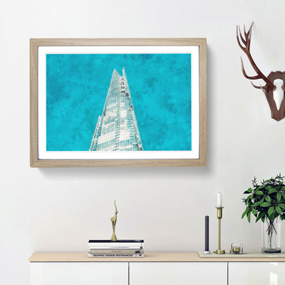The Shard in London England - Picture Frame Painting Print