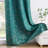 Deavion Velvet Curtains Metal Grommets Room Darkening with Gold Foil Print 2 Panel Set-106462130-106462128