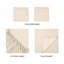 Ensemble de draps à poches profondes en rayonne de bambou à densité du tissage de 300 fils de qualité supérieure-2066806141-2066806139