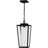 Mistretta 1-Light Matte Black Outdoor Hanging Lantern