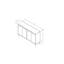 Harveysburg 120cm Sideboard