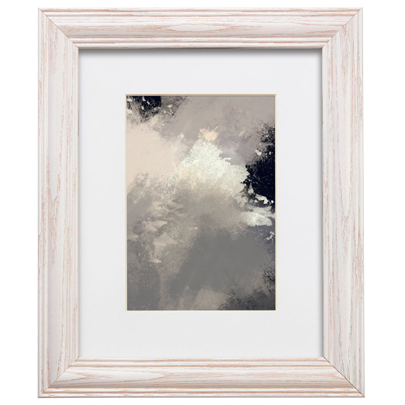 Cadre photo simple Ignacio, Blanchir, 19 po x 25 po emmêlé à 14 po x 20 po