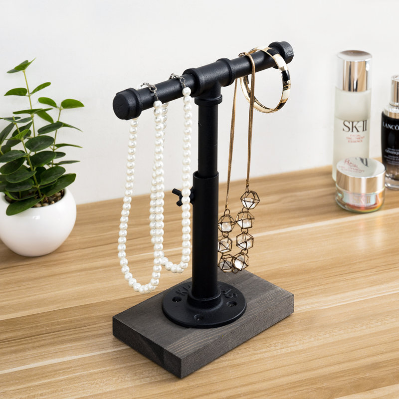 Industrial T-Bar Adjustable Jewellery Stand