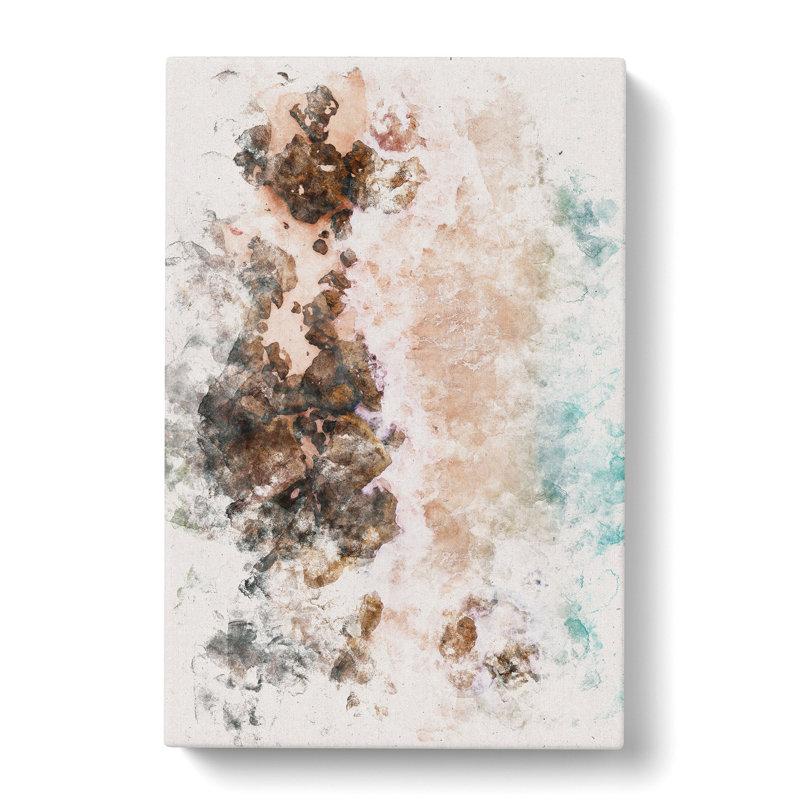 Beach Lines - Wrapped Canvas Painting, 60cm H x 40cm W x 3cm D