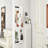 Wall-Mounted Full-Length Accent Mirror - Multifunctional Design With Shelf & Hooks