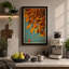 Autumn Leaves Falling Japandi - Wrapped Canvas-226363864-226363870