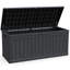 Grande boîte de rangement pour terrasse de 260 gallons pour mobilier de patio