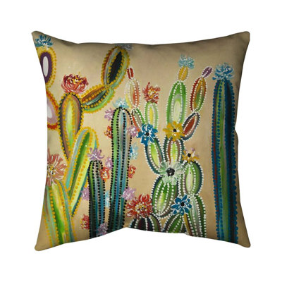 Desert gems - 16"x16" Throw pillow - Poly twill - Print on demand
