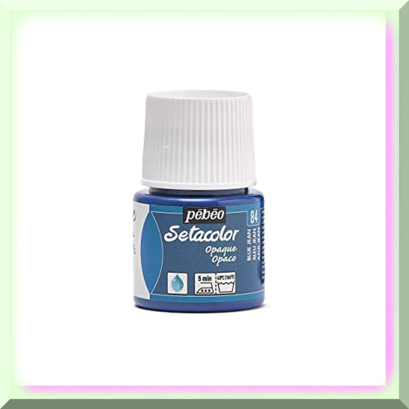 Setacolor Opaque Fabric Paint 45ml Vibrant Blue