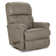 Pinnacle Leather Match Manual Swivel Gliding Recliner