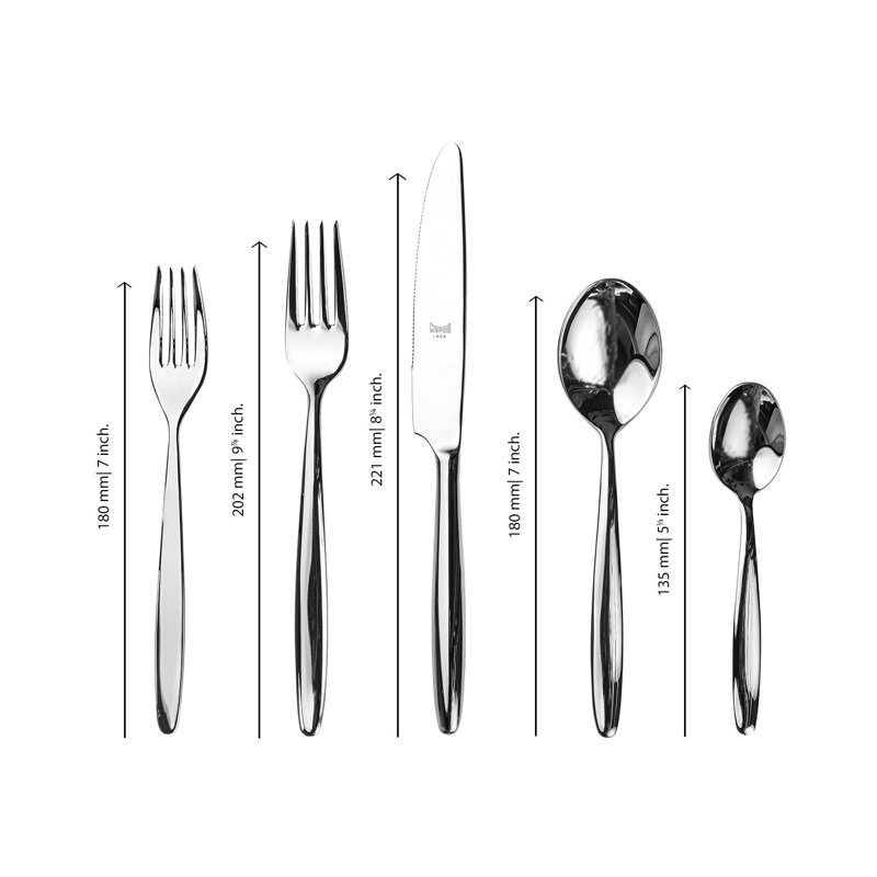MEPRA Acqua Stainless Steel Flatware Set - Service for 4