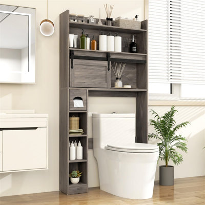 Gambrinus Freestanding Over The Toilet Storage