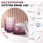 Ensemble d'accessoires de salle de bain en verre gaufré (rouge ombré + or)-867423453