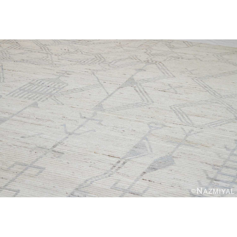 One-of-a-Kind 9'6" X 11'8" New Age Wool Area Rug in Gray/Beige