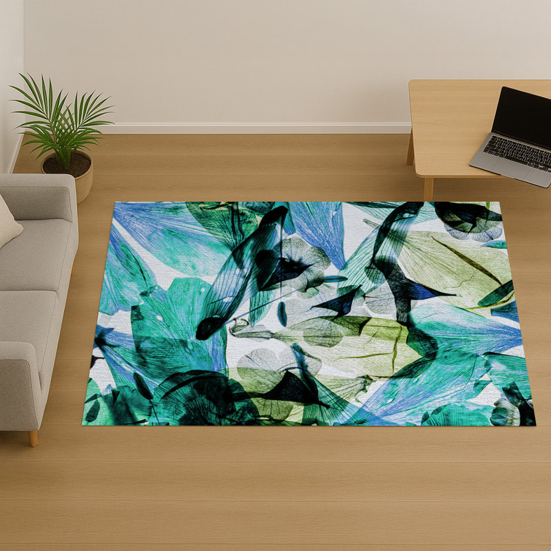 Abstract Area Rug, Rectangle 90 x 150 cm