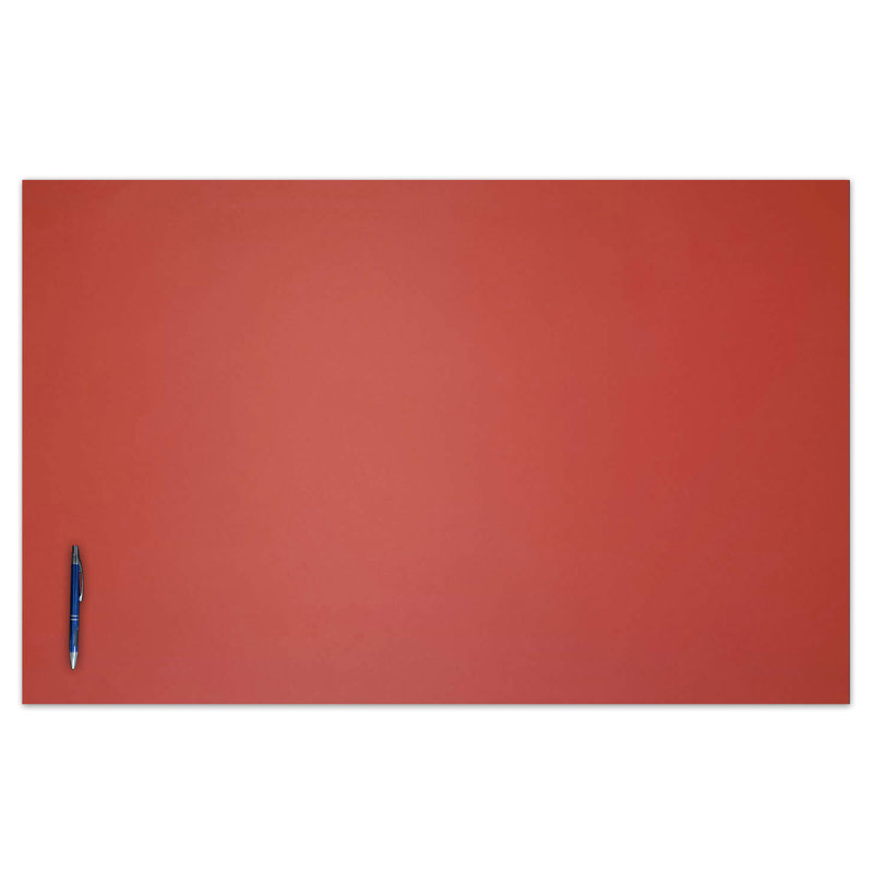 Sous-main Creekden, Rose rouge, H 24 po x l 38 po