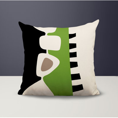 Kanai Abstract Reversible Indoor/Outdoor Square Pillow