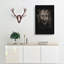 Leopard In The Dark - Wrapped Canvas-56666478