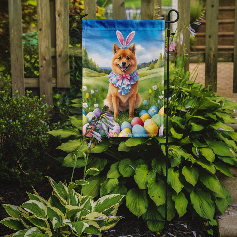 Easter Egg Hunt Double Sided 15.5'' H x 11.25'' W Polyester Easter Garden Flag