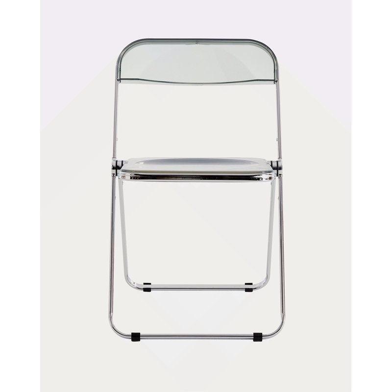 Chaise pliante en plastique, Gris