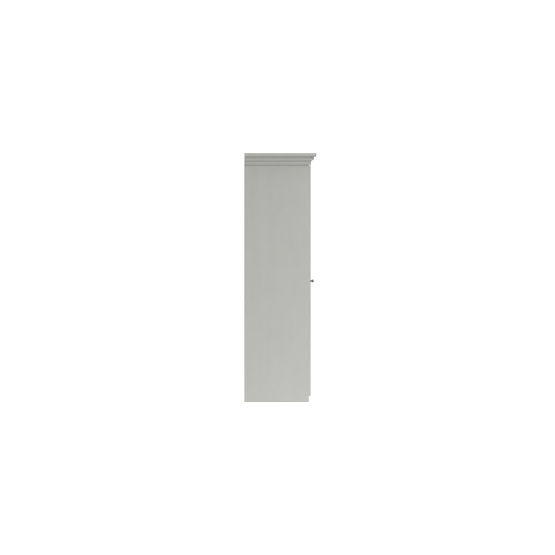 Adnan 3 Door Manufactured Wood Wardrobe, White