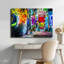 Peinture élégante sur toile 27,6 po x 39,4 po | 100% toile avec cadre 100% bois (épaisseur: 1,1 pouce) | Art mural parfait pour le salon, la chambre à coucher et le bureau, design accrocheur
