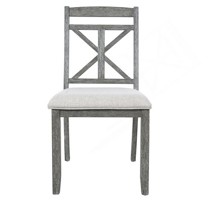 5-Piece Retro Extendable Dining Table Set with 4 Upholstered Chairs for Elegant and Functional Dining