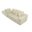 Canapé modulaire Cloud avec méridienne en forme de L, canapé modulaire moderne avec siège profond, fauteuils rembourrés pour la chambre à coucher du salon, aucun assemblage requis