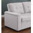 Lucca II 84.5"W Light Gray Woven Fabric Reversible Sleeper Sectional Sofa With Storage Chaise-3813452
