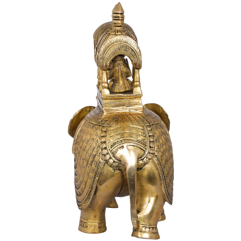 Éléphant royal Palki d'un roi