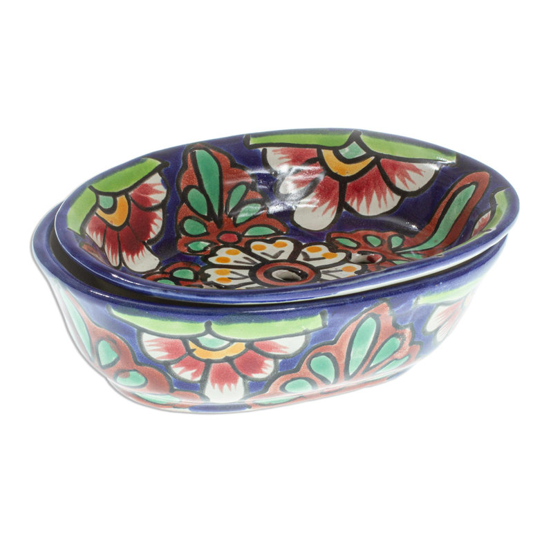 Astoria Grand Handmade Bouquet Ceramic Soap Dish