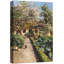 «Spring Cottage Garden Path», impression de fleurs en fleurs, photos d'art sur toile encadrées-123385961-123385963