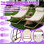 Ensemble de 2 chaises d'extérieur pliantes en rotin avec dossier et coussins réglables pour le patio, la piscine, la plage-1527126200