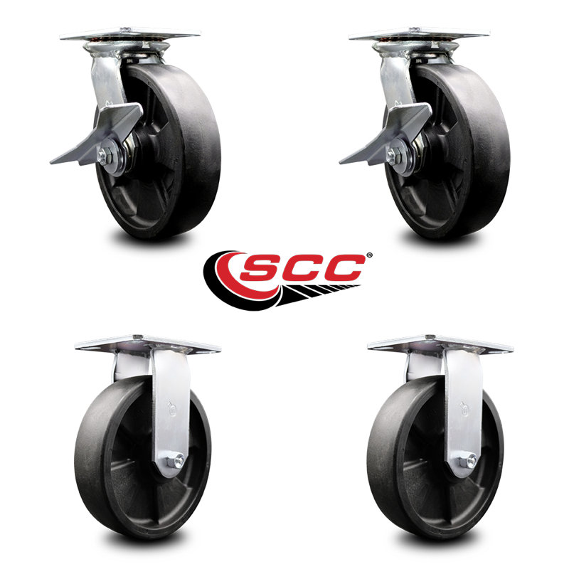 4-Piece Glass Filled Nylon Caster Set