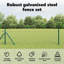 Vidaxl Fence With Posts PVC-Coated Steel-116798125-116798126