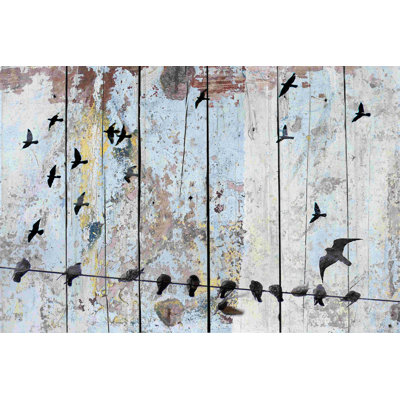 Oiseaux sur bois III