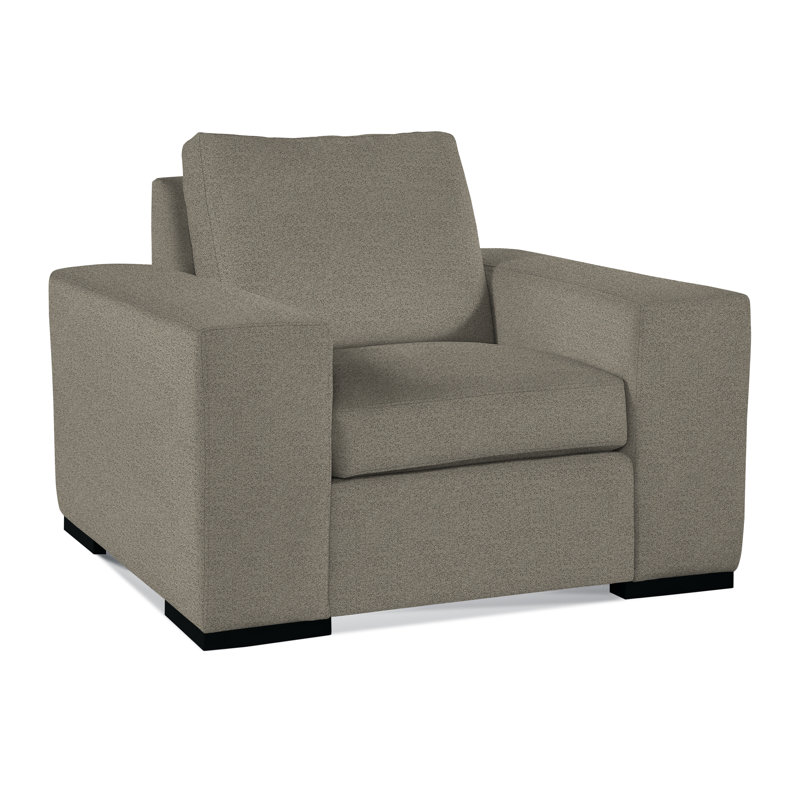 Memphis Armchair, Black, Elite Dove Linen